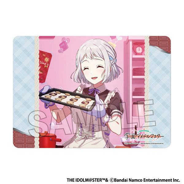 Gakuen Idolmaster Illustration Playmat NT Shirakusaki '25 Valentine Rirya Katashiro [PROOF] [Card Supplies]