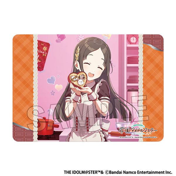 Gakuen Idolmaster Illustration Playmat NT Wonder Scale '25 Valentine Chinna Kuramoto [PROOF][Card Supplies]