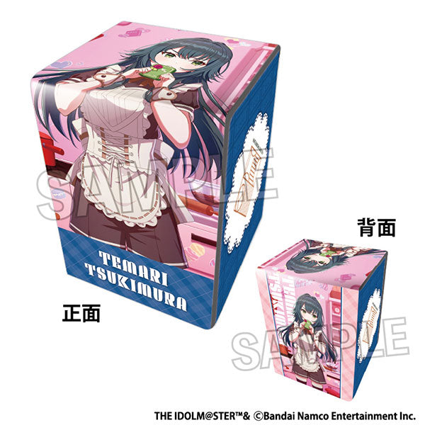 The Idolmaster Gakuen Illustration Leather Deck Case NT Luna say maybe '25 Valentine Tsumura Temari [PROOF] [Card Supplies]