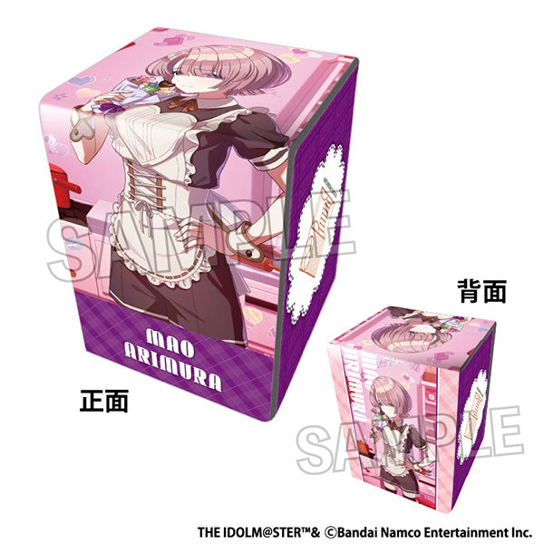 Gakuen Idolmaster Illustrated Synthetic Leather Deck Case NT Fluorite '25 Valentine Mao Arimura [PROOF][Card Supplies]