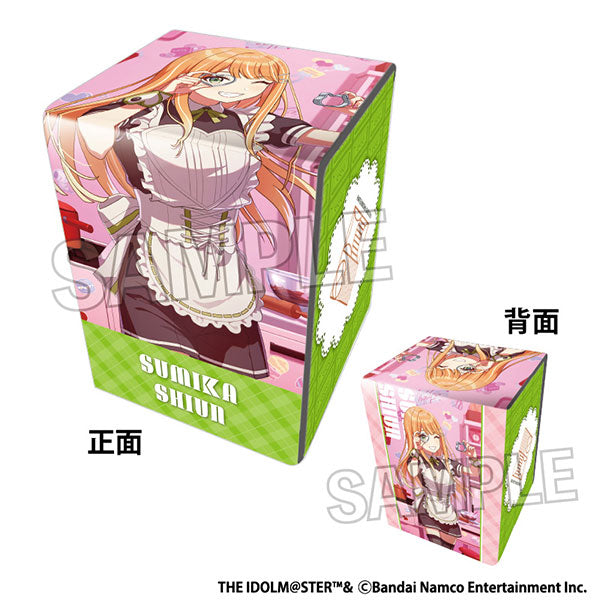 Gakuen Idolmaster Illustrated Synthetic Leather Deck Case NT Tame-Lie-One-Step '25 Valentine Sayaka Shiun [PROOF] [Card Supplies]