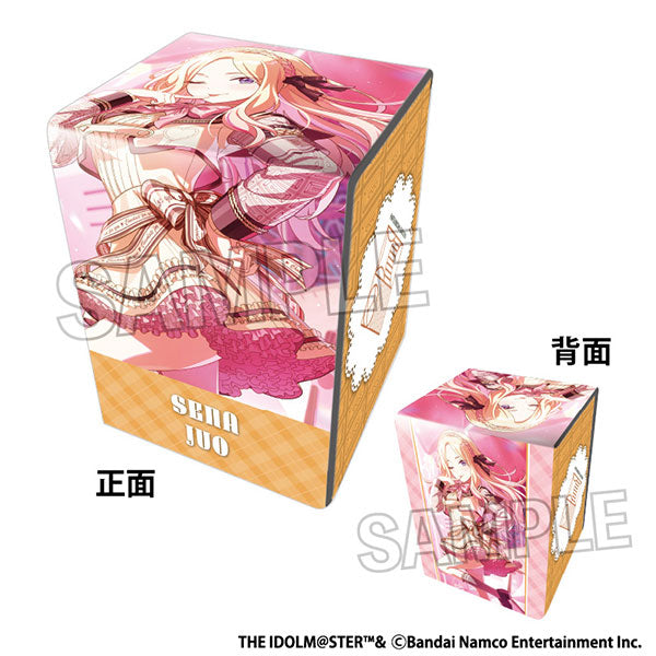 Gakuen IDOLM@STER Illustration Faux Leather Deck Case NT: Happy Millefeuille, Seina Jūō [PROOF][Card Supplies]