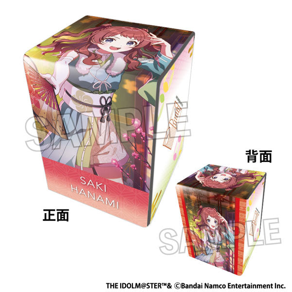 Gakuen Idolmaster Illustrated Synthetic Leather Deck Case Fighting My Way '25 Hina Matsuri Saki Hanakaze [PROOF][Card Supplies]