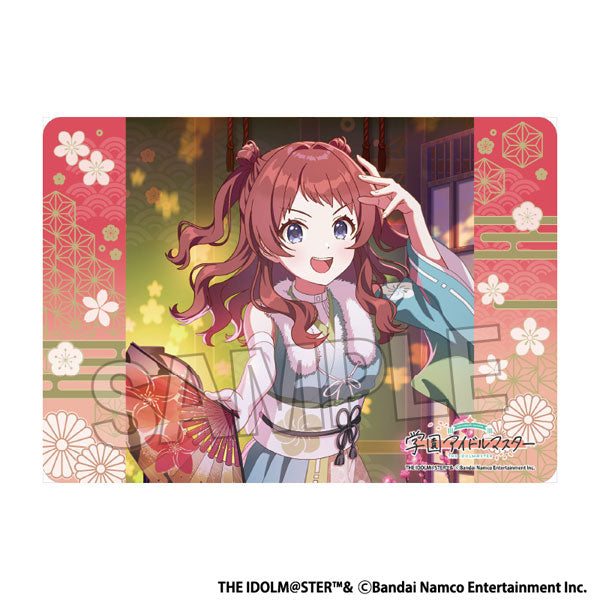 Gakuen IDOLM@STER Illustration Playmat NT Fighting My Way '25 Hina Matsuri Saki Hanami [PROOF][Card Supplies]