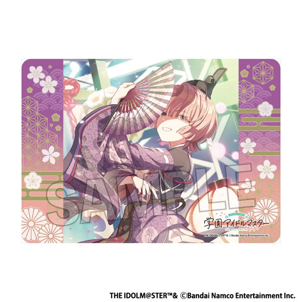 Gakuen Idolmaster Illustration Playmat NT - Mao Arimura in Thawing Snow [PROOF] [Card Supplies]