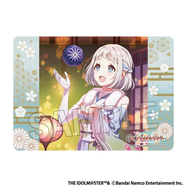 Gakuen Idolmaster Illustration Playmat NT Hakusen '25 Hina Matsuri Rirya Kazuragi [PROOF] [Card Supplies]
