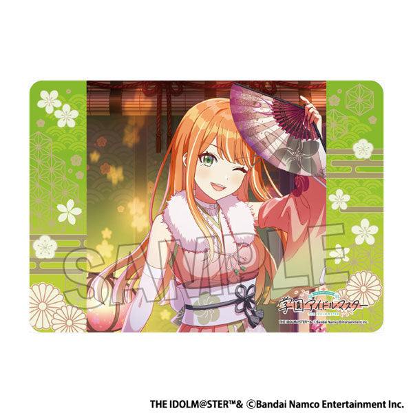 Gakuen Idolmaster Illustration Playmat NT Tame-Lie-One-Step '25 Hinamatsuri Shiun Seika [PROOF] [Card Supplies]