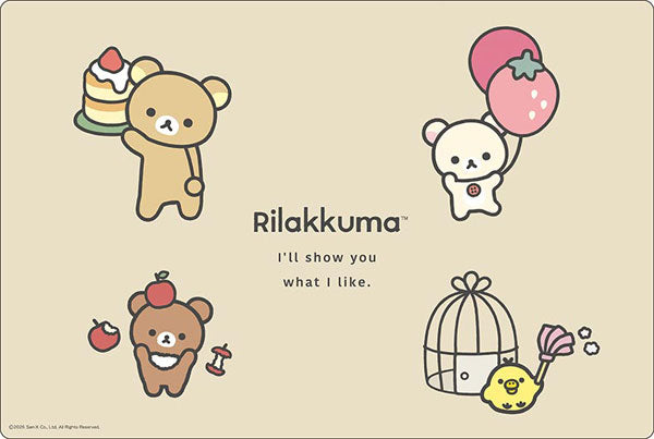 Bushiroad Rubber Mat Collection V2 Vol.1972 "Rilakkuma" BASIC RILAKKUMA Favorite Things Part.2 [Bushiroad][Card Supplies]