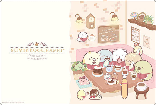 Bushiroad Rubber Mat Collection V2 Vol.1975 Sumikko Gurashi Chocolate Fair at Sumikko Cafe [Bushiroad][Card Supplies]