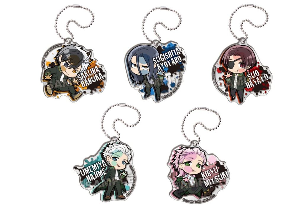 ぴた!でふぉめ WIND BREAKERアクリルキーホルダー 1箱8個入り [タカラトミーアーツ][トレーディング]