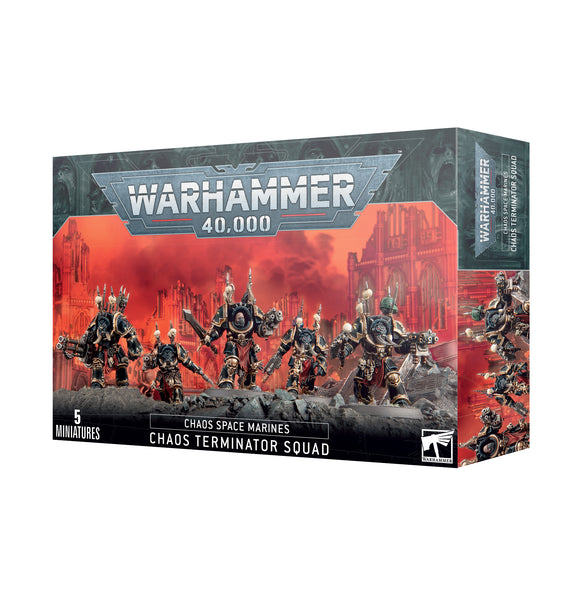 CHAOS SPACE MARINES: TERMINATORS ケイオス・スペースマリーン:ターミネイター [ゲームズワークショップ][ミニチュアゲーム]