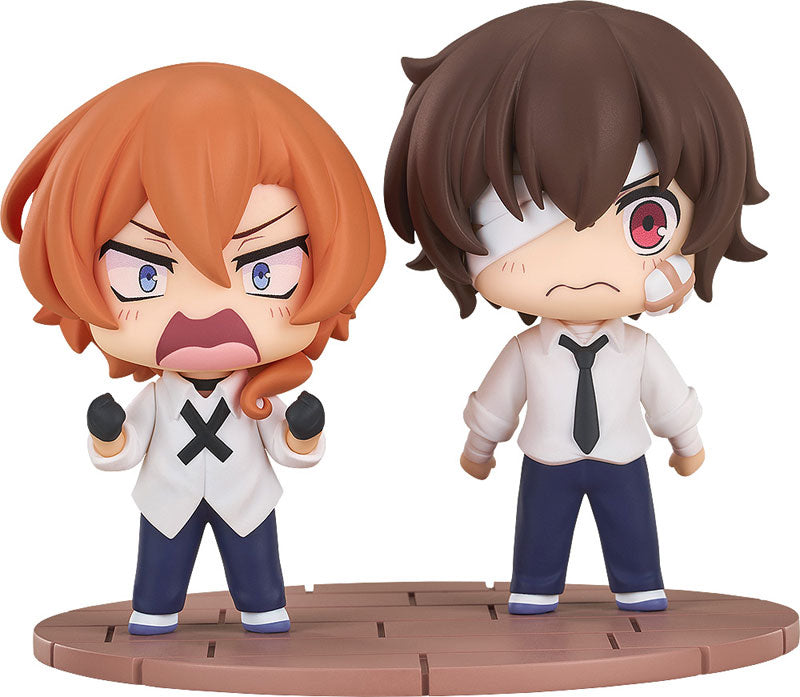 デフォルメフィギュア 太宰治&中原中也 十四歳Ver.(文豪ストレイドッグス わん!) [グッドスマイル アーツ上海][フィギュア]