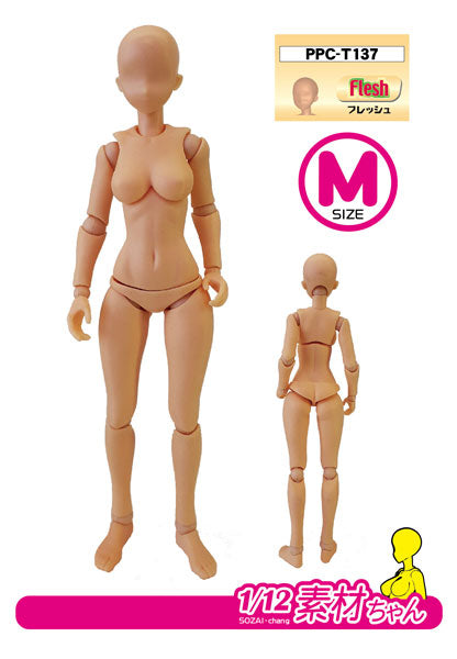 PPC-T137 関節技EX 1/12素材ちゃんM フレッシュ [ホビーベース][サプライ]
