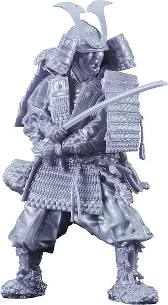 PLAMAX 1/12 鎌倉時代の鎧武者 白銀の装 Silver color edition [マックス ファクトリー][フィギュア]