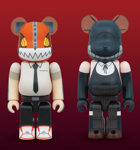 BE@RBRICK チェンソーマン&ボム 2PCS SET [メディコムトイ][フィギュア]