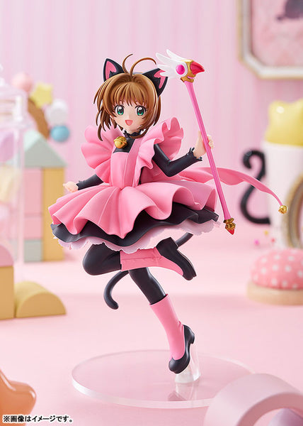POP UP PARADE 木之本桜 黒猫風コスチュームVer. L size (カードキャプターさくら クロウカード編) [グッドスマイル カンパニー][フィギュア]