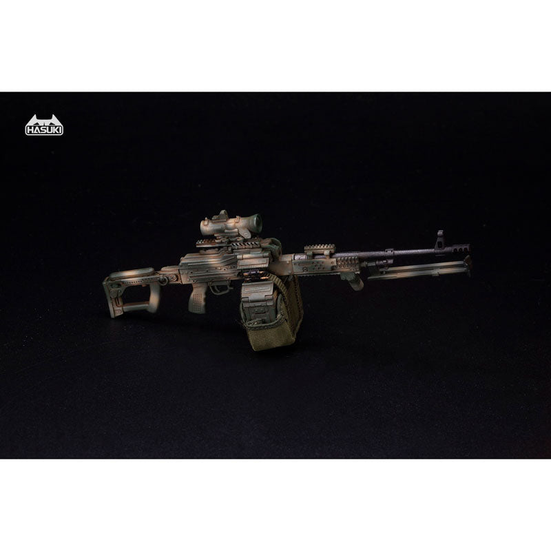 WM-05C 汎用機関銃セット ジャングルカモフラージュ 1/12 アクションフィギュア用完成品オプションパーツ [HASUKI][フィギュア]