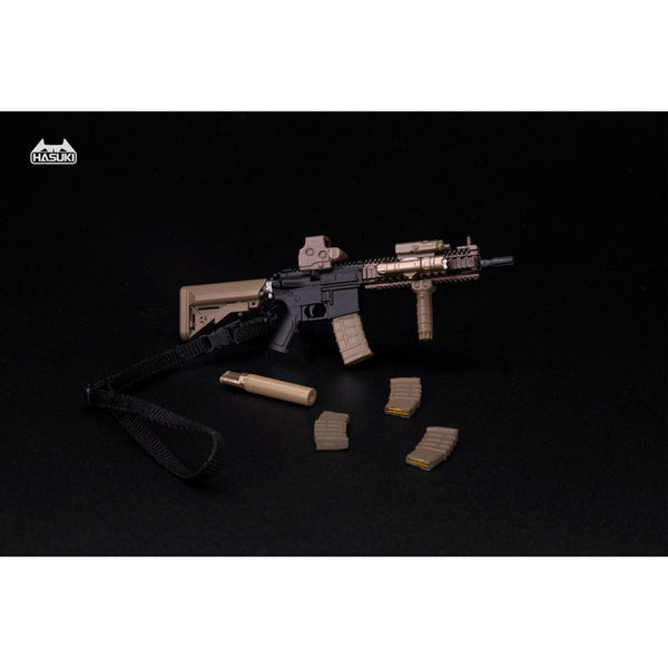 WM-04A アサルトライフルセット ブラックゴールド 1/12 アクションフィギュア用完成品オプションパーツ [HASUKI][フィギュア]