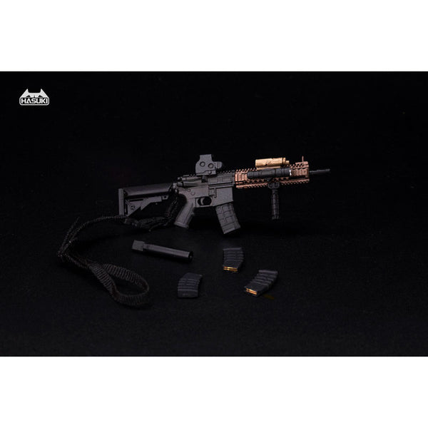 WM-04B アサルトライフルセット ブラック 1/12 アクションフィギュア用完成品オプションパーツ [HASUKI][フィギュア]