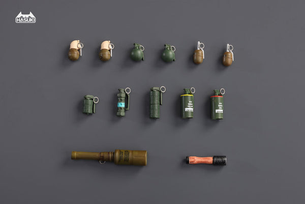 WM-06 グレネードセット 1/12 アクションフィギュア用完成品オプションパーツ [HASUKI][フィギュア]