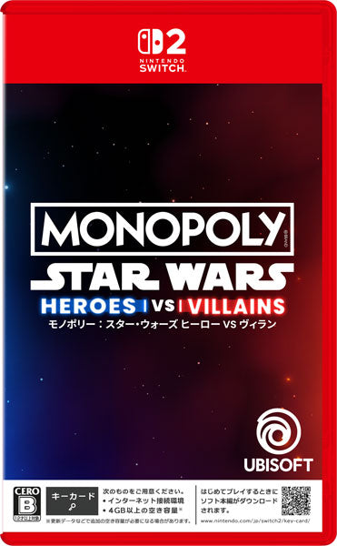 MONOPOLY:スター・ウォーズ ヒーロー vs ヴィラン(Switch2) [ユービーアイソフト][Switch2]