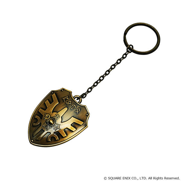Dragon Quest Metallic Item Keychain: Erdrick's Shield [Square Enix][GOODS]