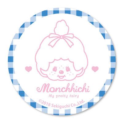 缶バッチ モンチッチ&チムたん/A [ベルハウス][GOODS]