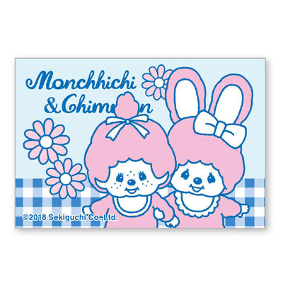 Square Magnet Monchhichi & Chimutan / A [Bell House][GOODS]