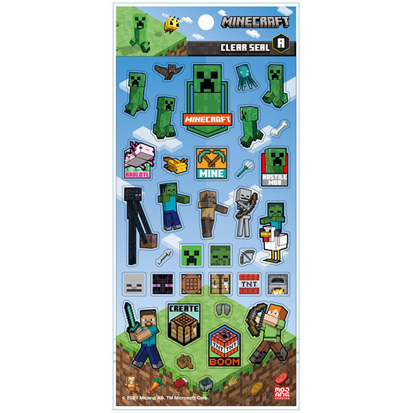 MINECRAFT マインクラフト クリアシール/A [エンスカイ][GOODS]
