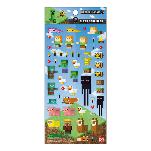 MINECRAFT マインクラフト クリアシール/②Alex [エンスカイ][GOODS]