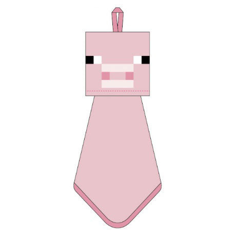 Minecraft ループタオル ブタ 
 [ケイカンパニー]