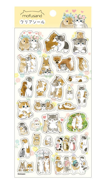 mofusand クリアシール④ [エンスカイ][GOODS]