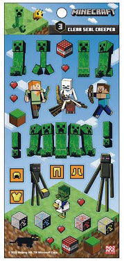 MINECRAFT マインクラフト クリアシール/③CREEPER [エンスカイ][GOODS]