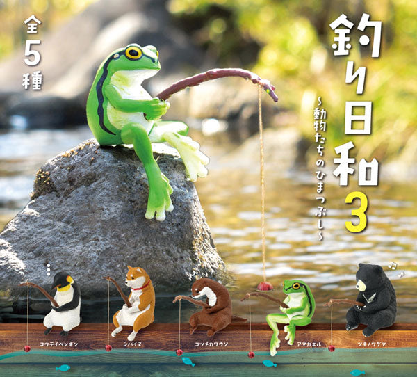 Fishing Weather 3 Animals' Pastimes 1 Box of 10 [Yell]