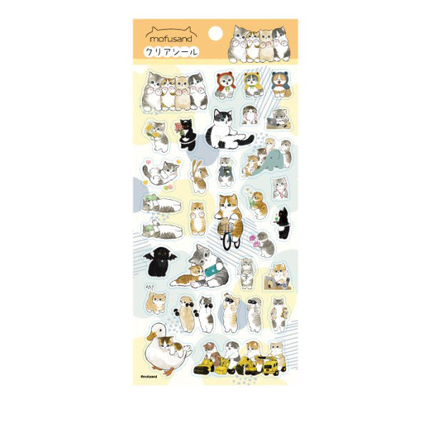 mofusand クリアシール⑥ [エンスカイ][GOODS]