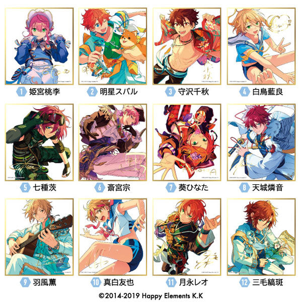 あんさんぶるスターズ!! ビジュアル色紙コレクション6 12個入りBOX
 [ensky(エンスカイ)]