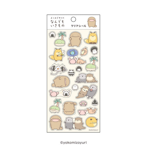 なんでもいきもの クリアシール① [エンスカイ][GOODS]