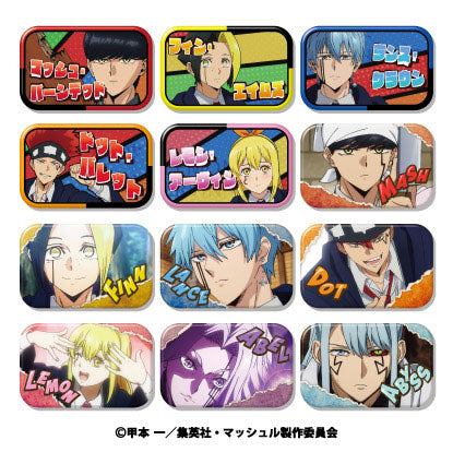 TVアニメ「マッシュル-MASHLE-」 まるかくカンバッジ 12個入りBOX
 [ensky(エンスカイ)]