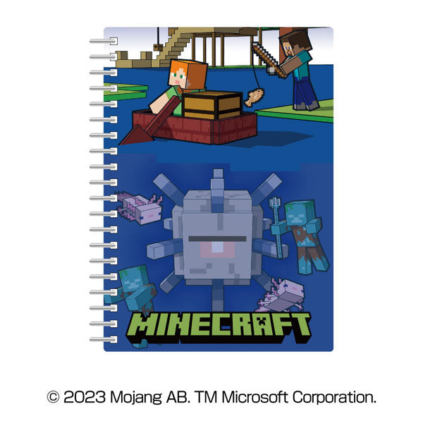 MINECRAFT マインクラフト ギミック付きリングノート ②水中に潜むモノ [エンスカイ][GOODS]