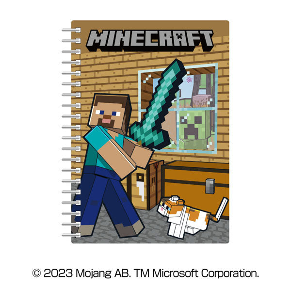 MINECRAFT マインクラフト ギミック付きリングノート ③窓の外には [エンスカイ][GOODS]