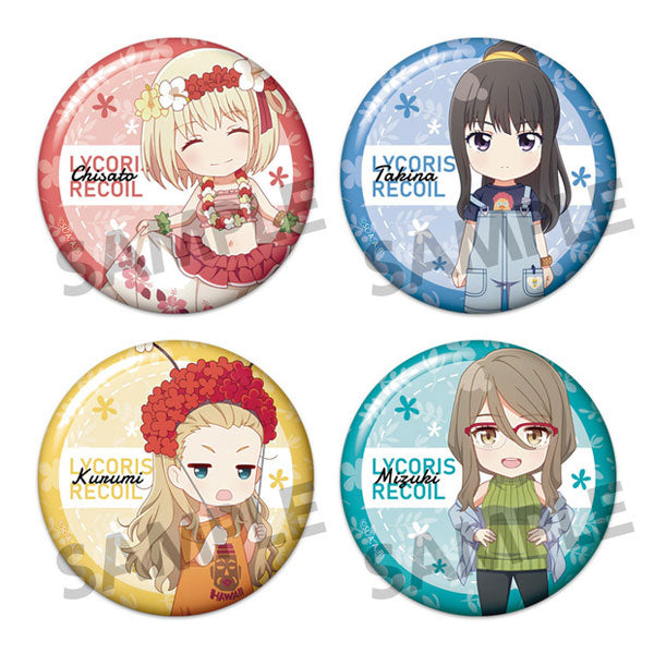 ぴくりる! リコリス・リコイル 缶バッジセット ハワイ ver. [ホビーストック][GOODS]