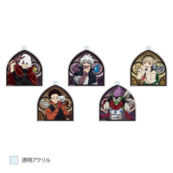 My Hero Academia Stained Glass Style Trading Acrylic Keychain, 1 Box/5 Pieces [Movic][Trading]