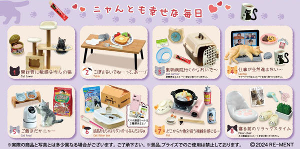 ぷちサンプル 猫田さんの日常 1箱8個入り [リーメント][Tフィギュア]