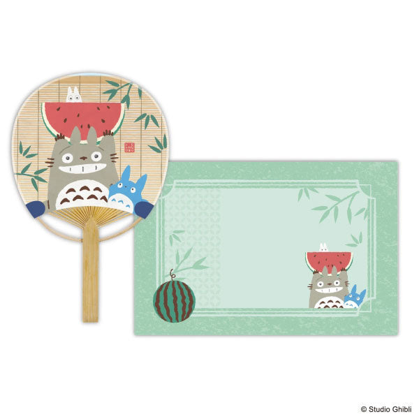となりのトトロ 竹うちわ豆だより/西瓜(すいか) [エンスカイ][GOODS]