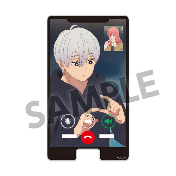 ゆびさきと恋々 アクリルスマホスタンド テレビ通話画面風 波岐逸臣 ver.[ホビーストック][GOODS][新作]