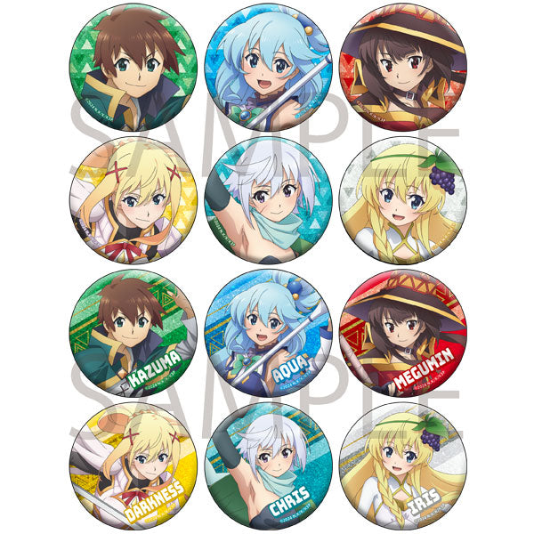 ｢この素晴らしい世界に祝福を!3｣トレーディングきらきら缶バッジ 1箱 12個入[KADOKAWA][トレーディング][新作]