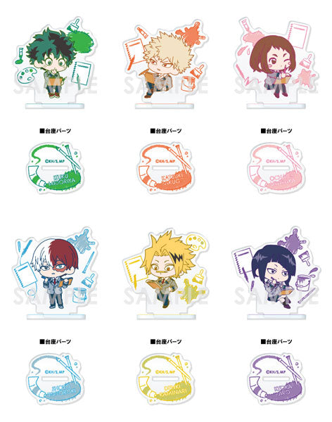 僕のヒーローアカデミア トレーディングアクリルスタンド-Color2-ミニキャラVer. 1箱 6個入[ソル・ インターナショナル][トレーディング]