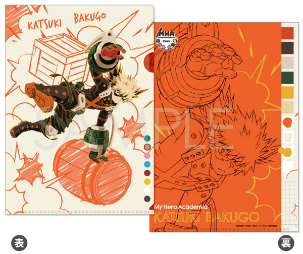 僕のヒーローアカデミア クリアファイル-Color- B.爆豪 勝己[ソル・ インターナショナル][GOODS]