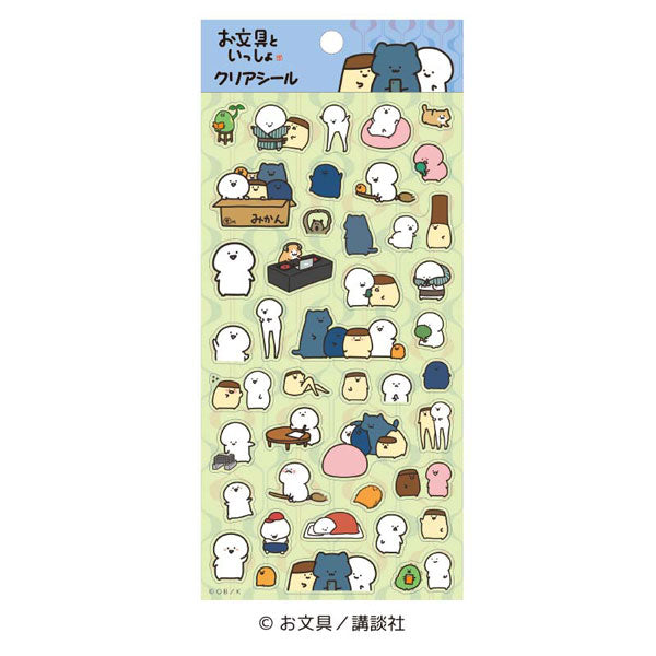 お文具といっしょ クリアシール④ [エンスカイ][GOODS]