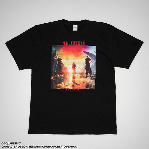 ファイナルファンタジーVII リバース Tシャツ キーアート(ブラック) [スクウェア・ エニックス][GOODS]